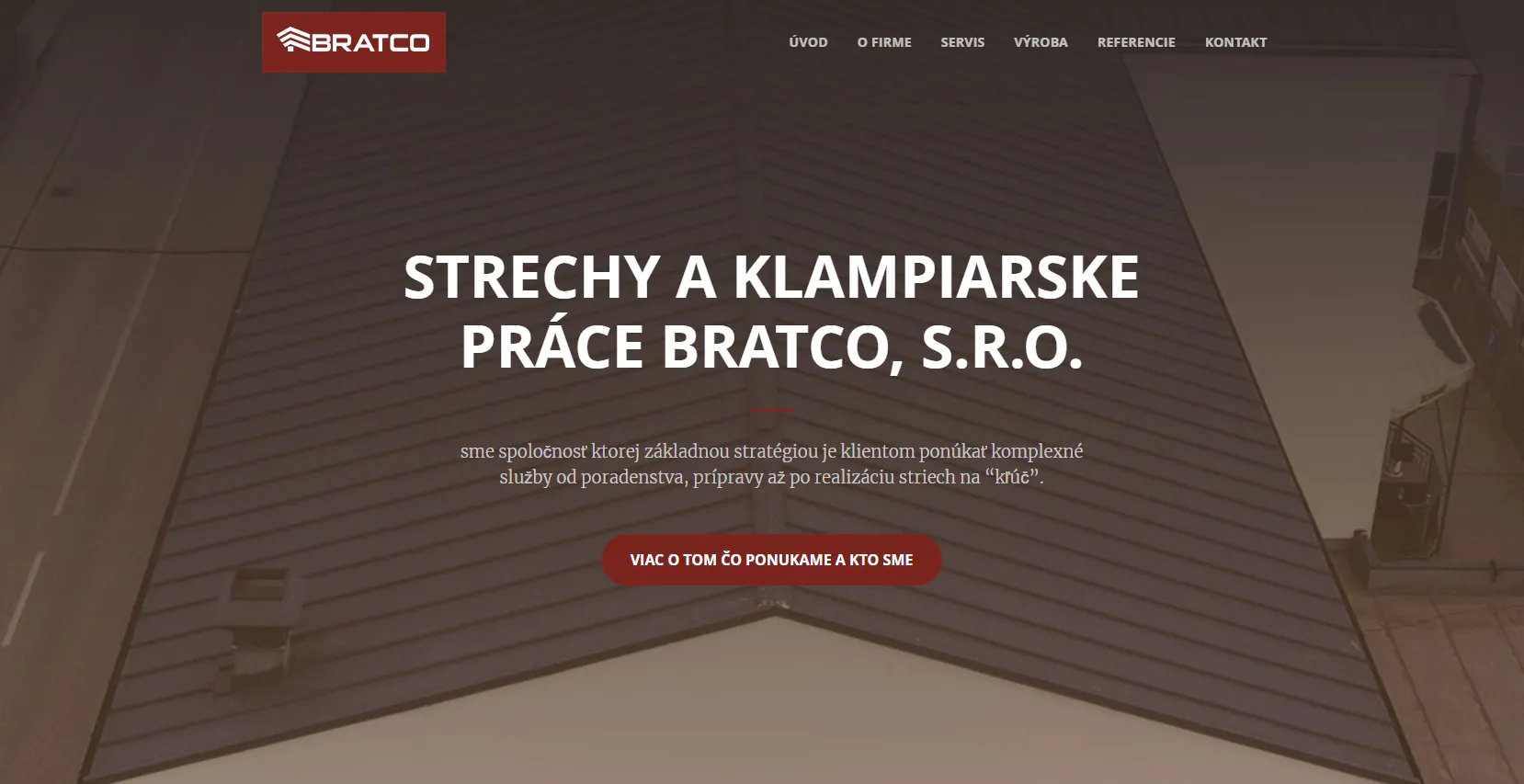 Bratco.sk – strechy a klampiarske práce
