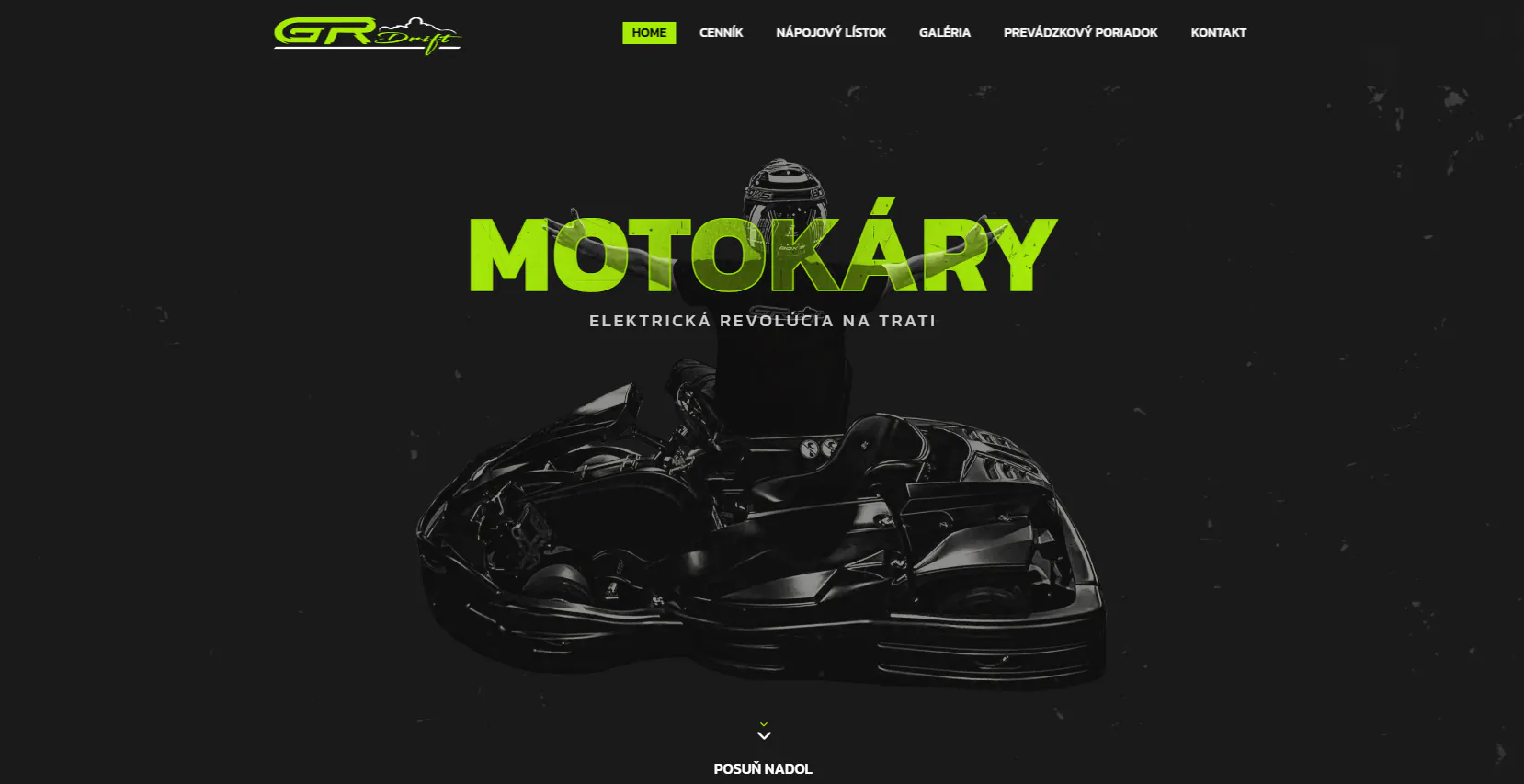 GRdrift.sk – Elektrické driftovacie motokáry v Turanoch