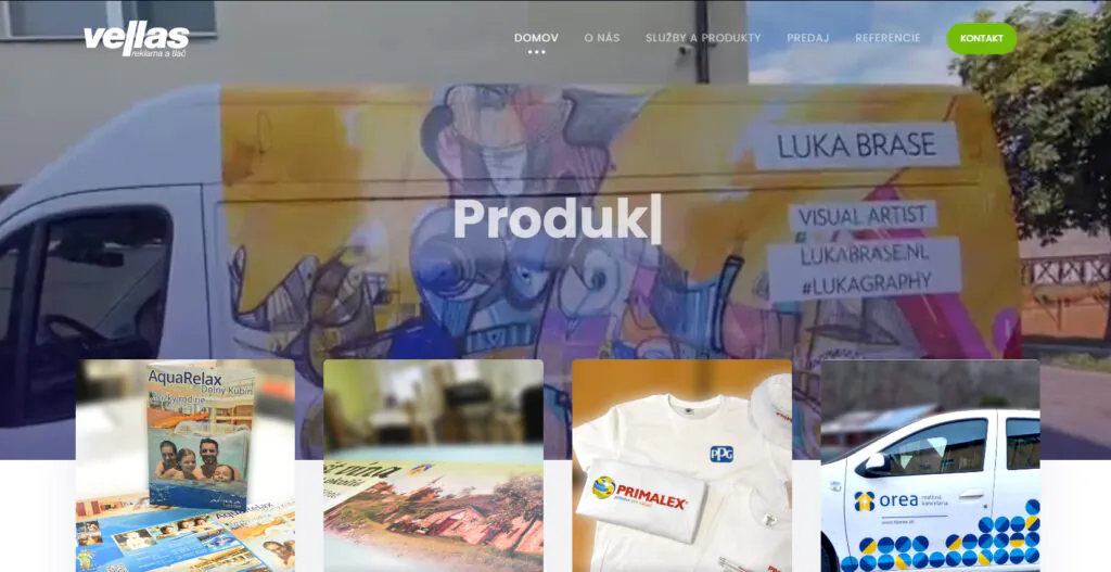 Vellas.sk – Komplexné reklamné a dizajnérske služby